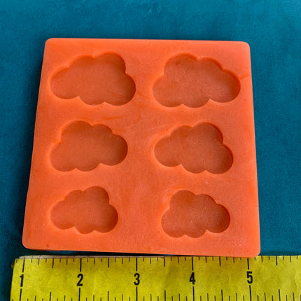 Cloudy Days Clouds Silicone Earring Jewelry Mold polymer clay tools and supplies ideas - Create Along 