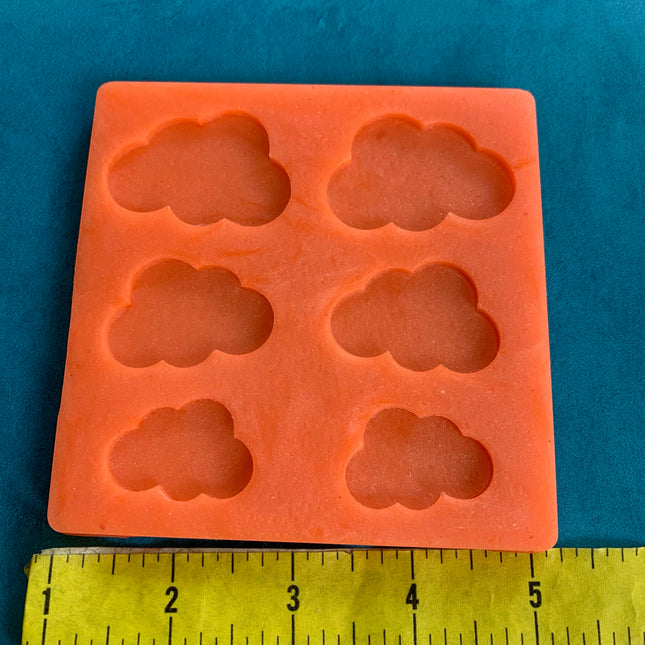 Cloudy Days Clouds Silicone Earring Jewelry Mold polymer clay tools and supplies ideas - Create Along 