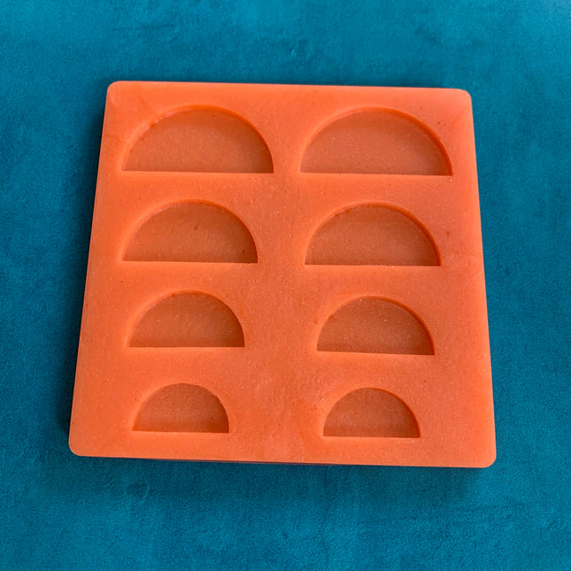 Half Circle Silicone Earring Jewelry Mold polymer clay tools and supplies ideas - Create Along 