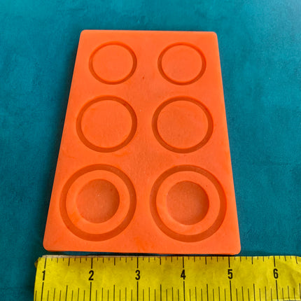 Round and Round Earring Jewelry Silicone Mold polymer clay tools and supplies ideas - Create Along 