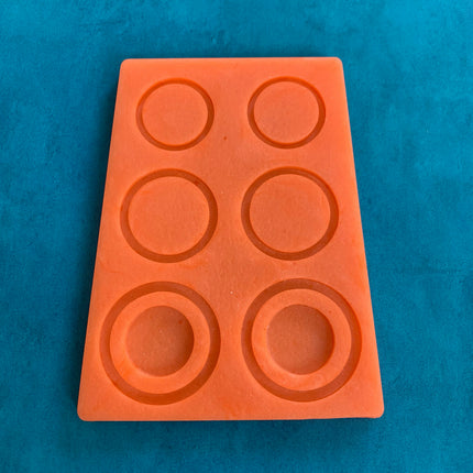 Round and Round Earring Jewelry Silicone Mold polymer clay tools and supplies ideas - Create Along 