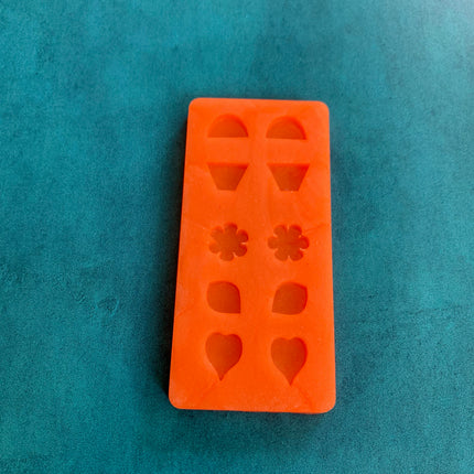 Fancy Studs Earring toppers Jewelry Silicone Mold polymer clay tools and supplies ideas - Create Along 