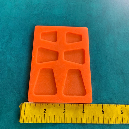 Rounded Corners Silicone Earring Jewelry Mold polymer clay tools and supplies - Create Along 
