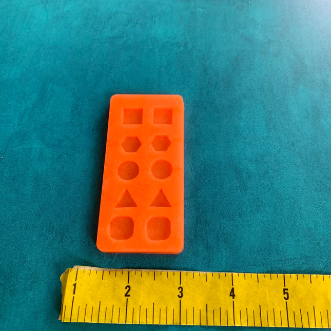 Geo Studs Earring toppers Jewelry Silicone Mold polymer clay tools and supplies ideas - Create Along 