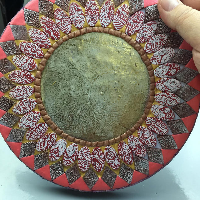 In Bloom Mosaic Display Stand Workshop Polymer Clay Tutorial - Create Along 