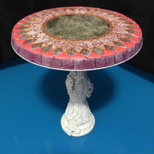 In Bloom Mosaic Display Stand Workshop Polymer Clay Tutorial - Create Along 