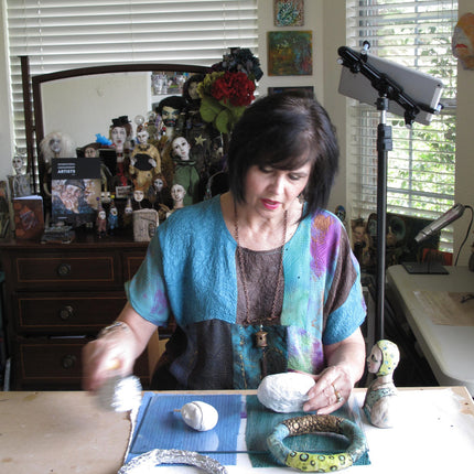 Lisa Renner Bathing Beauties Workshop Polymer Clay Tutorial - Create Along 