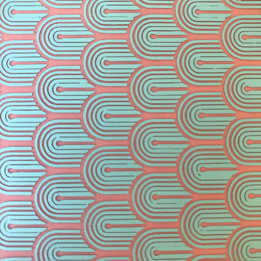 Repeating Rainbows Silkscreen For Crafting For Polymer Clay + Mixed Media