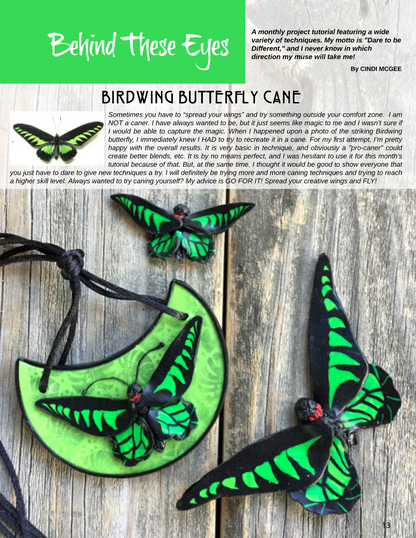 Inspired by Nature DIGITAL April 2020 Passion for Polymer clay magazine- PDF download - Create Along 