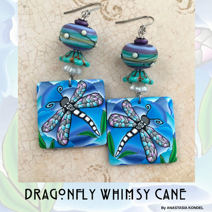 Dragonflies - DIGITAL June 2020 Passion for Polymer clay magazine- PDF download - Create Along 