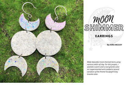 Celestial - DIGITAL July 2020 Passion for Polymer clay magazine- PDF download - Create Along 