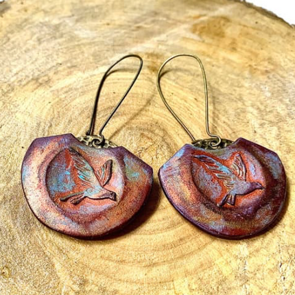 Tribal Shells Jewelry Sized Set Of 3 Cutters For Polymer Clay And Mixed Media - Create Along 