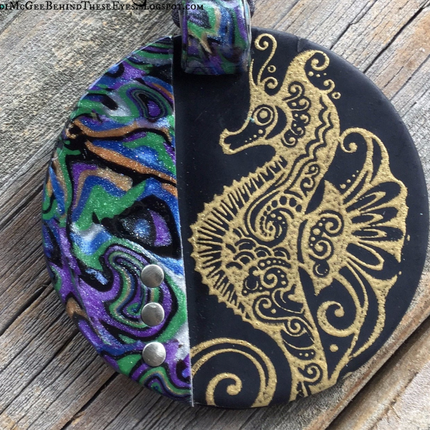 Make a Gorgeous Faux Abalone Slab & Reversible Seahorse Bracelet Online Workshop with Cindi McGee - Create Along 