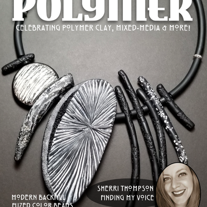 Beads - DIGITAL January 2021 Passion for Polymer clay magazine- PDF download - Create Along 