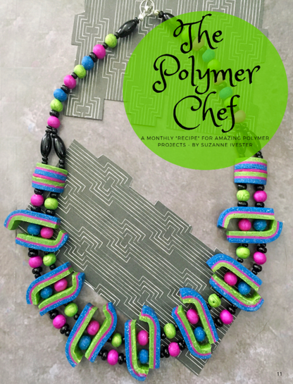 Beads - DIGITAL January 2021 Passion for Polymer clay magazine- PDF download - Create Along 