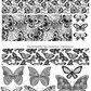 Digital Bollywood Butterflies Image Transfer PDF for creating images on raw polymer clay and for use with Magic Transfer Paper