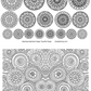 Digital More Mandala Madness Image Transfer PDF for creating images on raw polymer clay and for use with Magic Transfer Paper