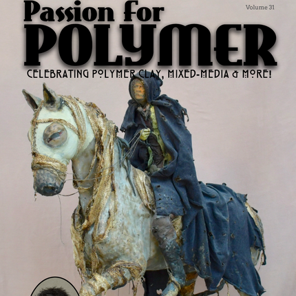 Sculpture & Halloween Tutorials Magazine: October 2021 Passion for Polymer Clay DIGITAL Downloadable PDF - Create Along 