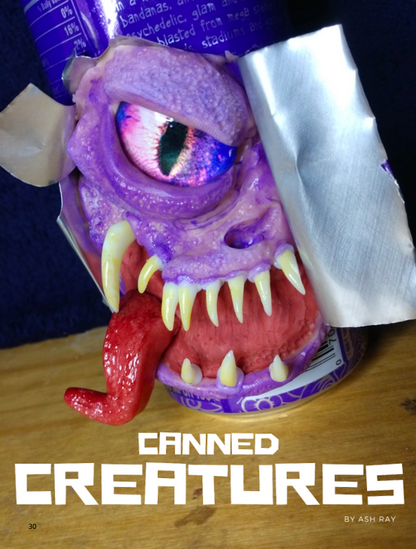 Sculpture & Halloween Tutorials Magazine: October 2021 Passion for Polymer Clay DIGITAL Downloadable PDF - Create Along 