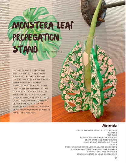Sculpture & Halloween Tutorials Magazine: October 2021 Passion for Polymer Clay DIGITAL Downloadable PDF - Create Along 