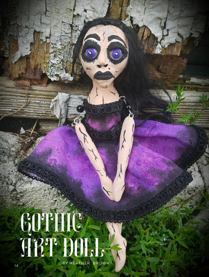 Sculpture & Halloween Tutorials Magazine: October 2021 Passion for Polymer Clay DIGITAL Downloadable PDF - Create Along 
