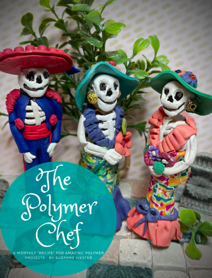 Sculpture & Halloween Tutorials Magazine: October 2021 Passion for Polymer Clay DIGITAL Downloadable PDF - Create Along 