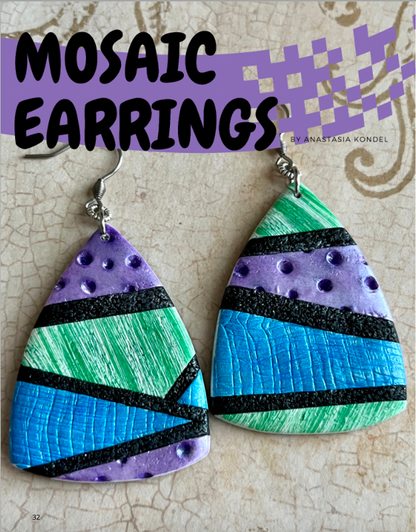 Texture Tutorials Magazine: March 2022 Passion for Polymer Clay DIGITAL Downloadable PDF - Create Along 