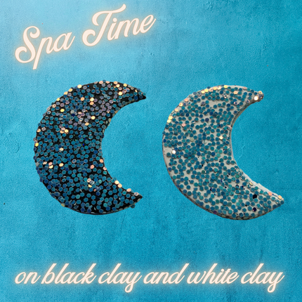Glitter Spa Time blue pink holo for pens candles earrings clay resin mugs slime tumblers nail art 2 oz - Create Along 