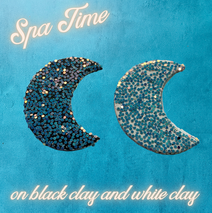 Glitter Spa Time blue pink holo for pens candles earrings clay resin mugs slime tumblers nail art 2 oz - Create Along 