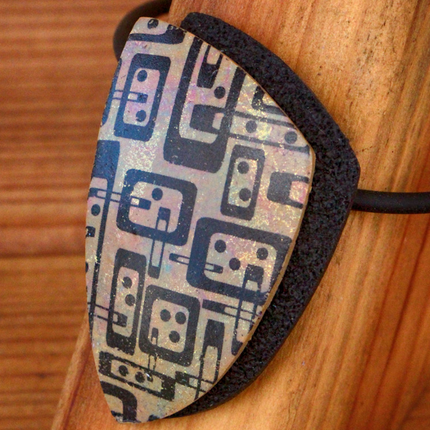 Syn’s #4 Rectangles Mod Mid century Silkscreen For Crafting Polymer Clay + Mixed Media - Create Along 