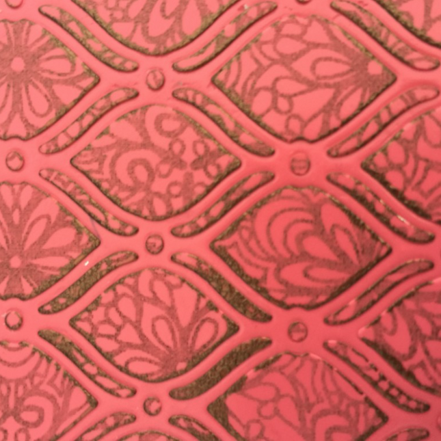 Textured Brocade Technique tutorial PDF for polymer clay art and jewelry Workshop - Create Along 