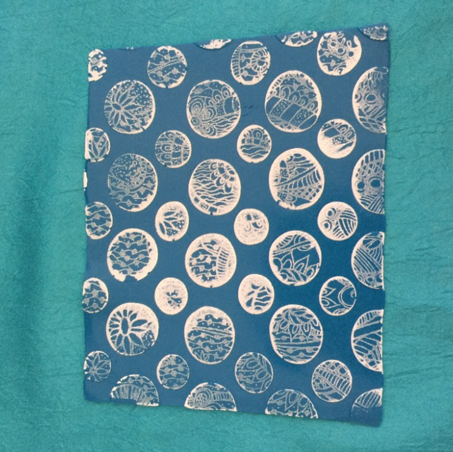 Textured Brocade Technique tutorial PDF for polymer clay art and jewelry Workshop - Create Along 