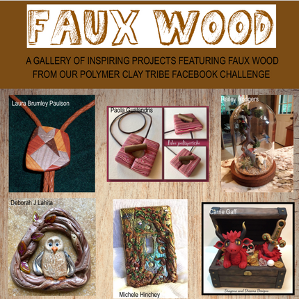 PCU August 2018 Polymer Clay Universe magazine download PDF tutorials - Create Along 