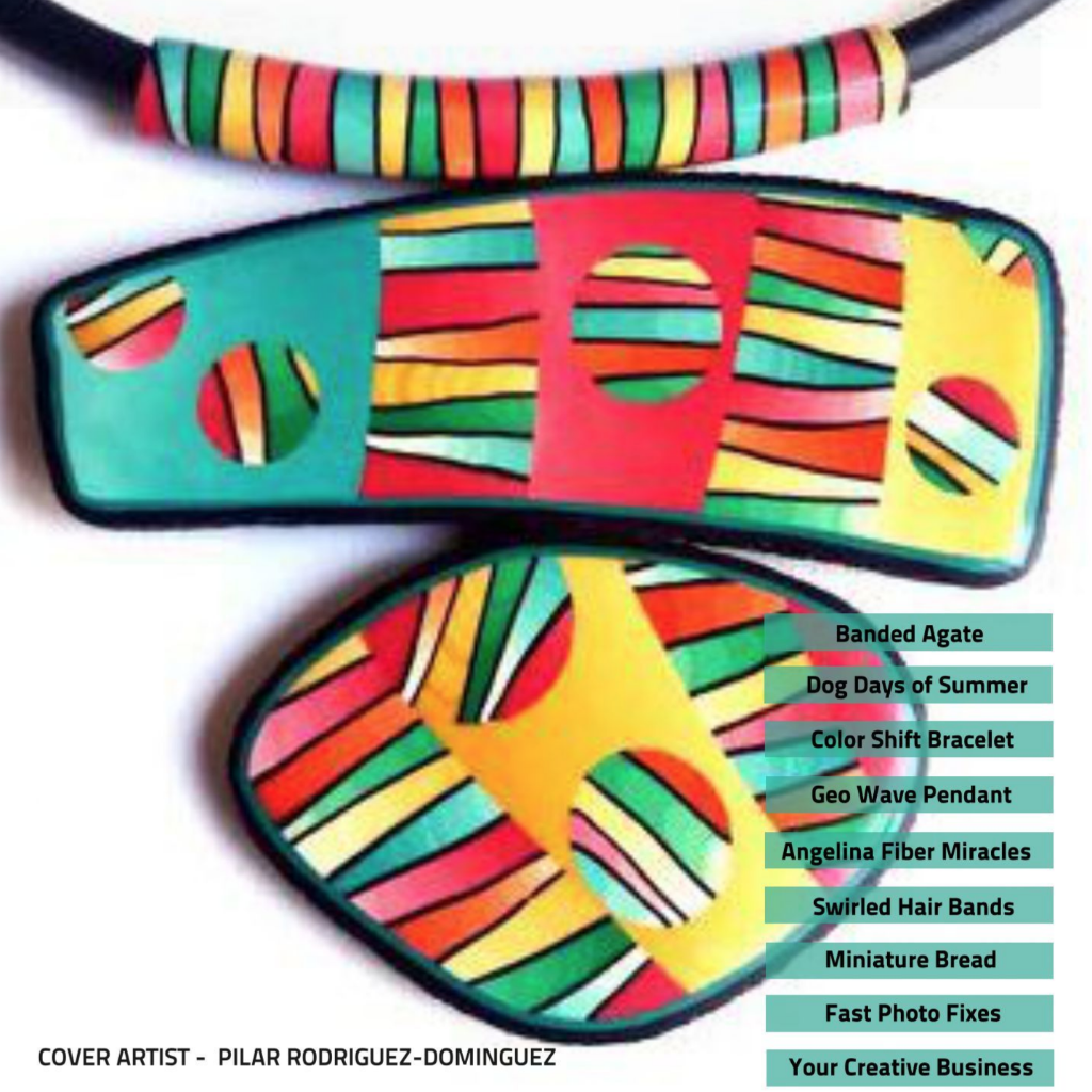 PCU digital magazine with polymer clay tutorials and articles- September issue Volume 19 - Polymer Clay TV tutorial and supplies
