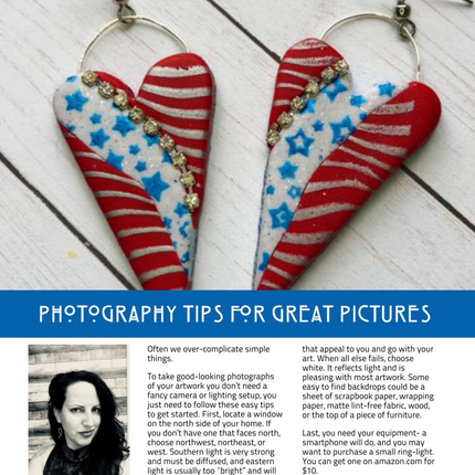PCU digital magazine with polymer clay tutorials and articles- September issue Volume 19 - Create Along 