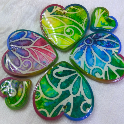 Faux Polymer Clay Techniques April 2019 Passion for Polymer Clay digital downloadable PDF magazine tutorials - Create Along 