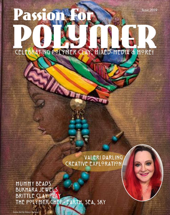 June 2019 Passion for Polymer Digital Download PDF magazine - Create Along 