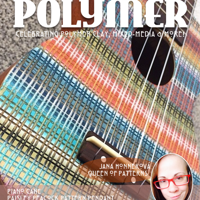 DIGITAL October 2019 Passion for Polymer clay magazine mixed media pdf download - Create Along 