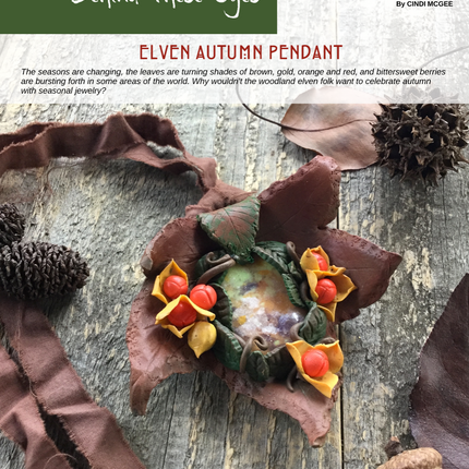 DIGITAL November 2019 download PDF Passion for Polymer clay project book magazine mixed media - Create Along 