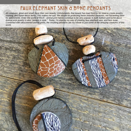 DIGITAL December 2019 download PDF Passion for Polymer clay project book magazine mixed media - Create Along 