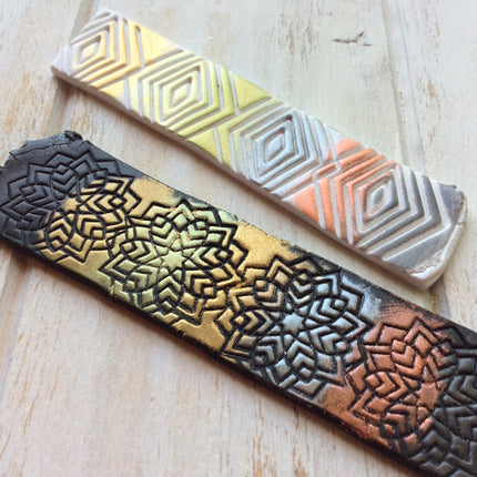 Pigments Mica Powders Essential Metallic for Polymer Clay Mixed Media Shimmer - Create Along 