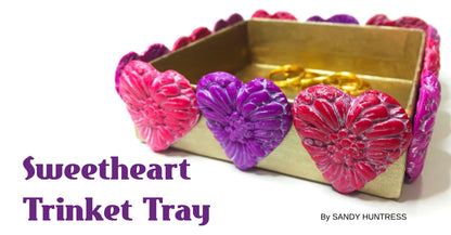Polymer Clay Tutorials Passion for Polymer magazine Feb 2020 Valentine Hearts DIY - Create Along 