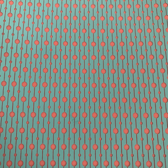 Silk Screen Bouncing Bubbles dots Stencil for Polymer Clay, Art Jewelry, Mixed Media - Create Along 