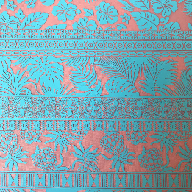 Tropical Vibe Silkscreen Stencil For Polymer Clay DIY - Create Along 