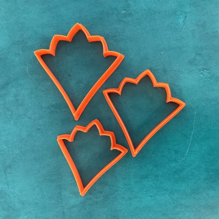 Christmas Pine Trees Ornaments or large earrings polymer clay cutter set - Create Along 