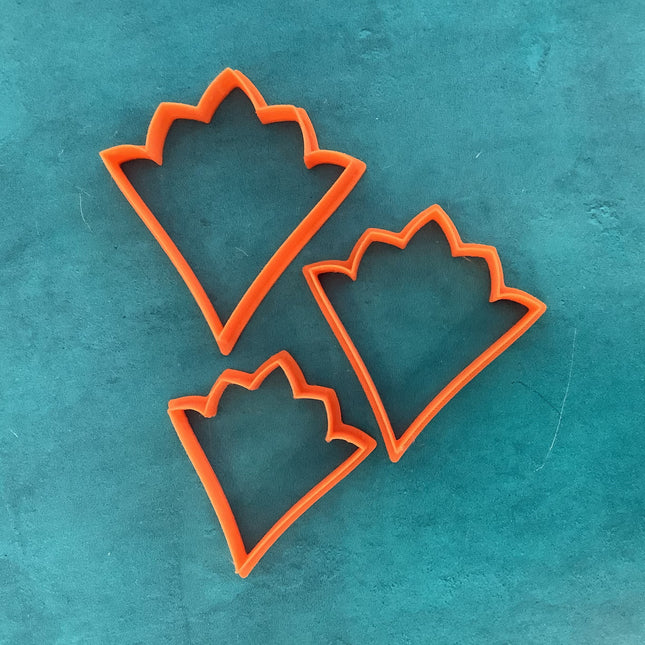 Christmas Pine Trees Ornaments or large earrings polymer clay cutter set - Create Along 