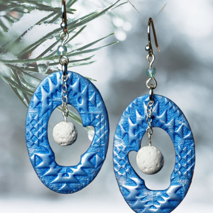 Christmas Winter Wonderland sweater mittens polymer clay cutter set earrings holiday - Create Along 