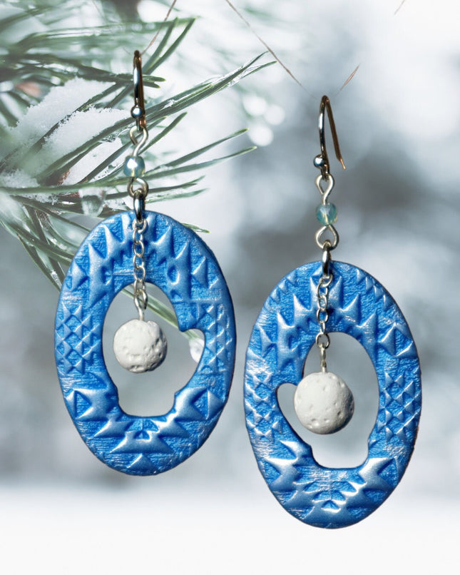 Christmas Winter Wonderland sweater mittens polymer clay cutter set earrings holiday - Create Along 