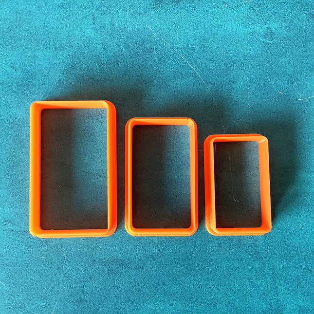 Rounded Rectangle Polymer Clay Cutter Set | Tarot card ratio clay cutters - Create Along 