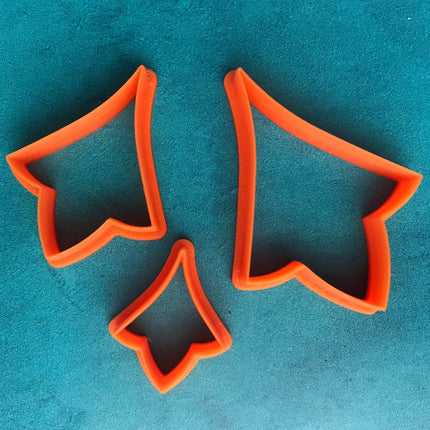 Tulip Drop floral flower petal polymer clay cutter set jewelry earrings pendant small sharp clay cutters
